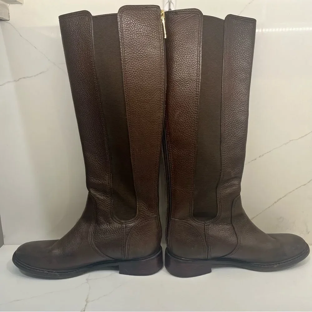 Tory Burch Tall Brown Riding Boots
